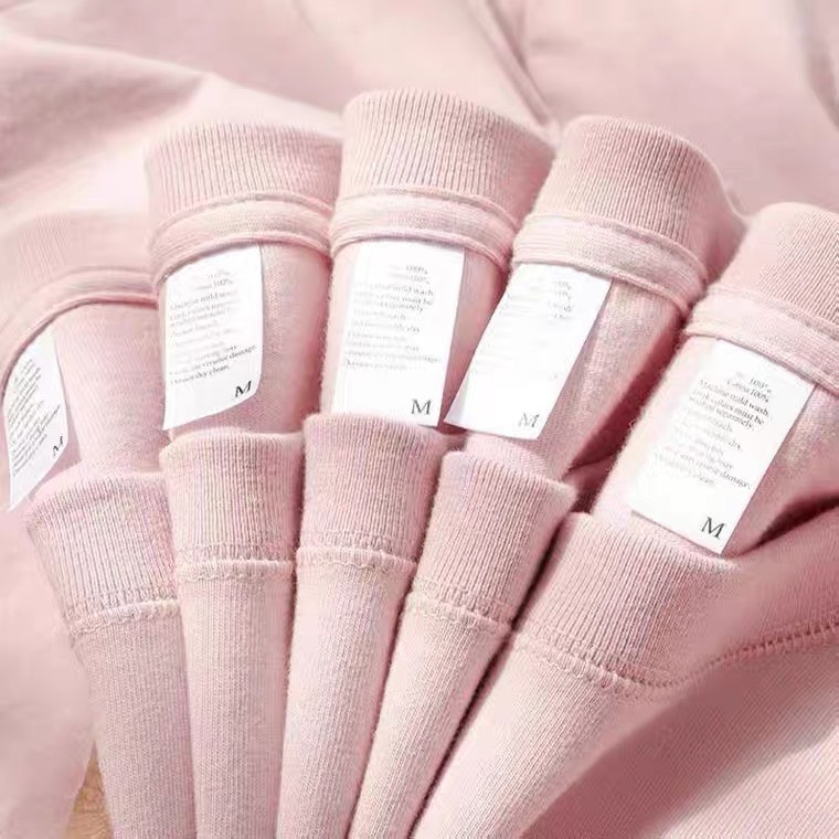 Áo phông áo thun unisex nam nữ màu hồng phấn 100% cotton mềm mịn mùa hè siêu mát đủ size đủ màu đến 3XL