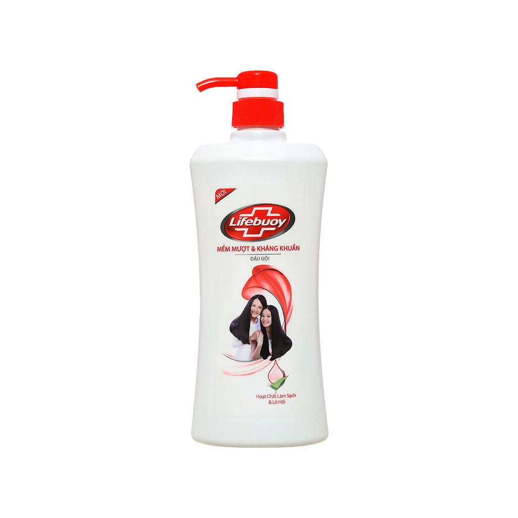 Dầu gội Lifebuoy tóc mềm mượt 621ml - đỏ