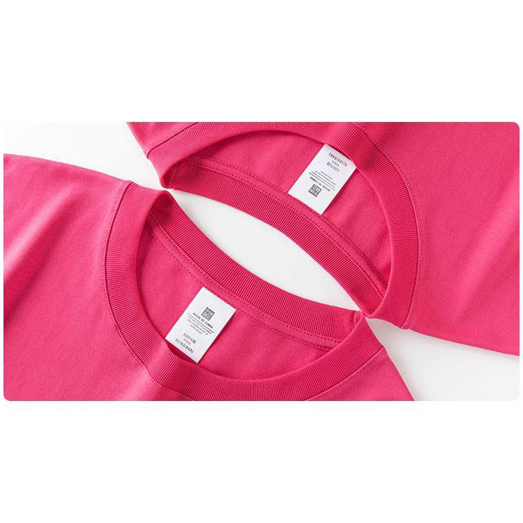 Áo phông áo thun unisex nam nữ màu hồng 100% cotton mềm mịn mùa hè siêu mát đủ size đủ màu đến 3XL