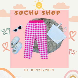 Sét áo thun 2 dây quần legging Sochu cho bé gái 8-22kg