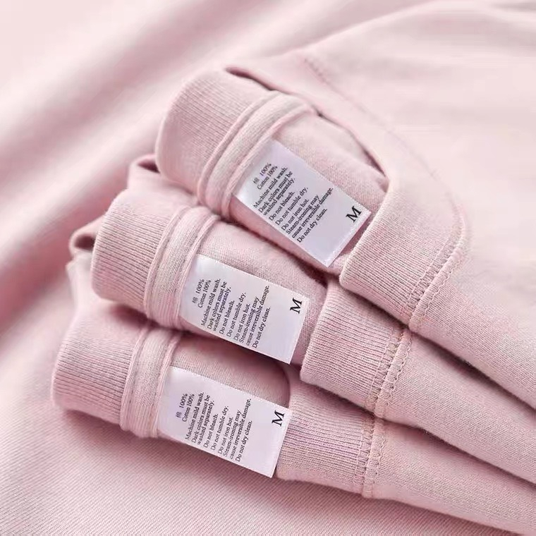 Áo phông áo thun unisex nam nữ màu hồng phấn 100% cotton mềm mịn mùa hè siêu mát đủ size đủ màu đến 3XL