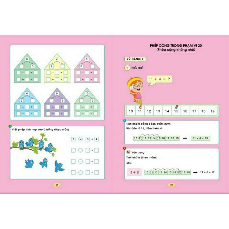 Sách - Rèn Kĩ Năng - Tính Nhanh Tính Nhẩm Cho Bé 5-7 Tuổi