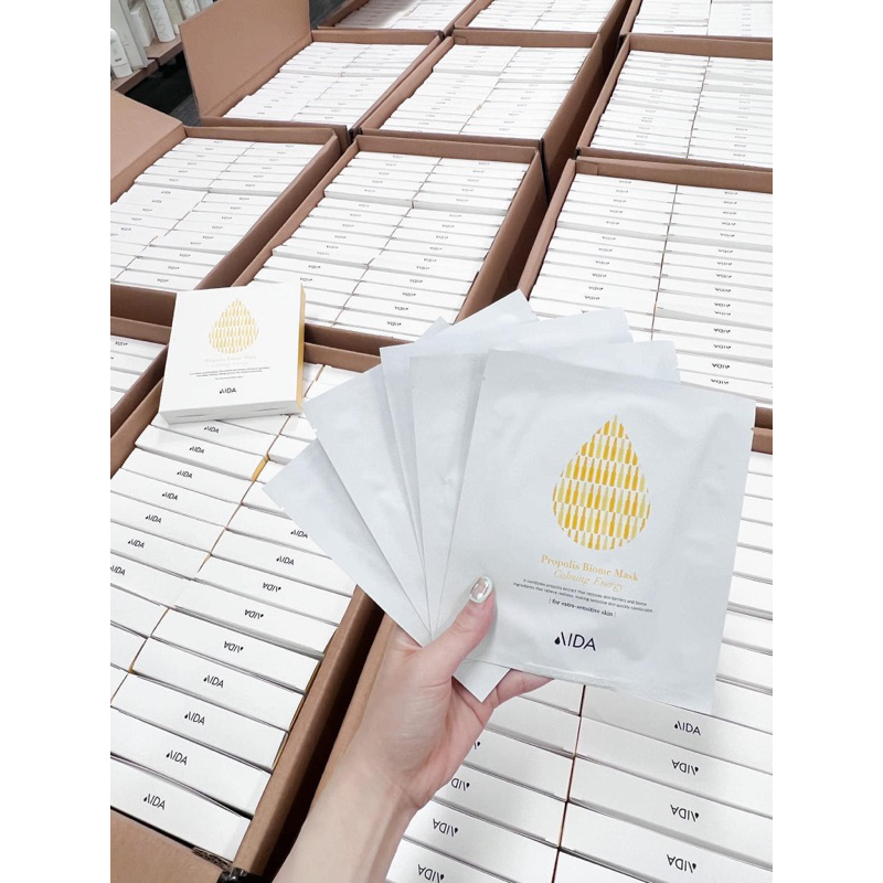 Mặt Nạ Aida Propolis Biome Mask Calming Ampoule - Cấp Nước Phục Hồi Làm Dịu & Trẻ Hoá Da
