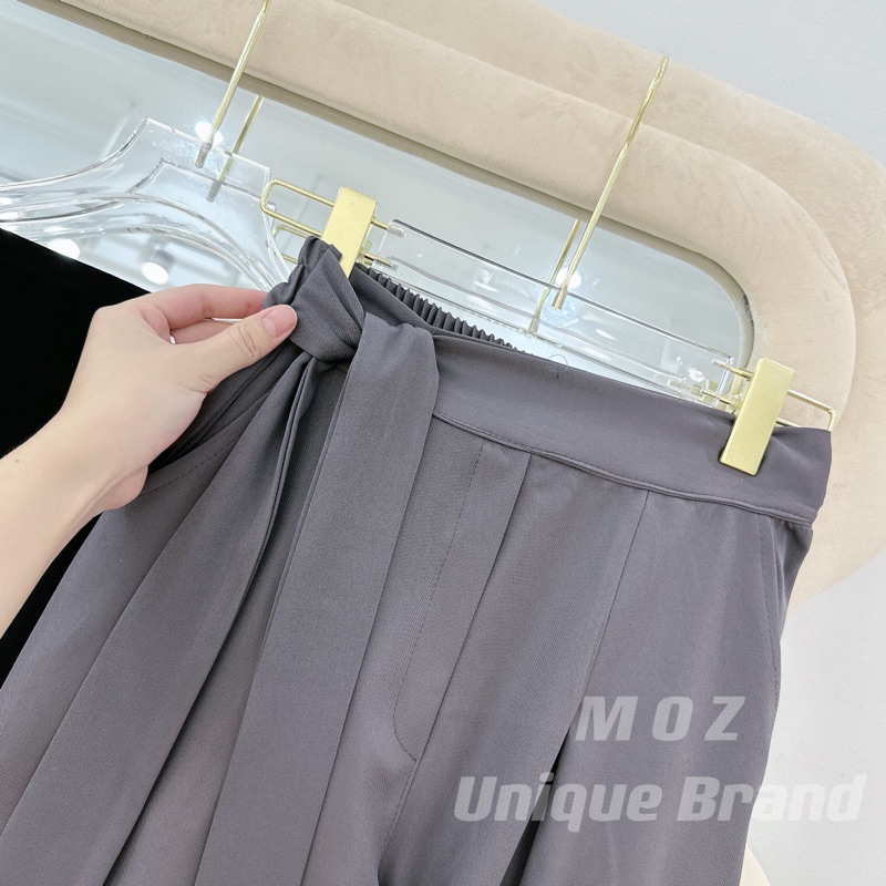 Set áo body mix quần xuông thắt nơ eo 2 màu 23'September Clothes