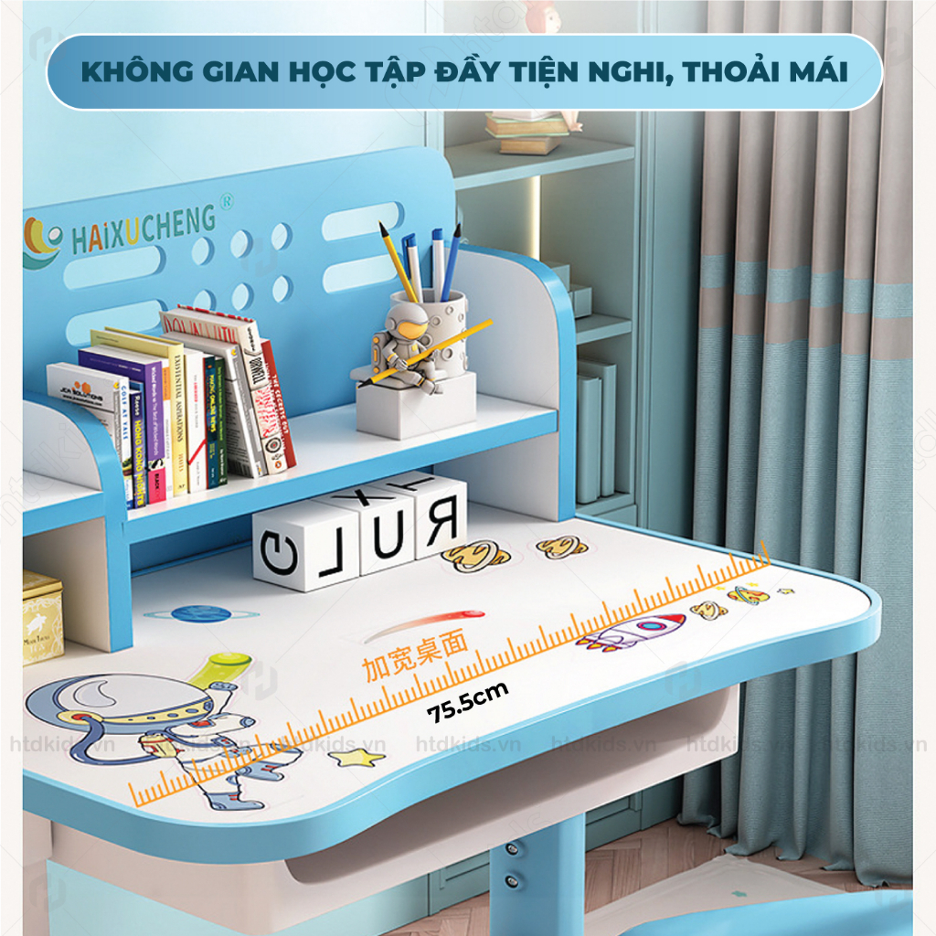 Bộ bàn ghế học sinh thông minh chống gù chống cận cho học sinh tiểu họ