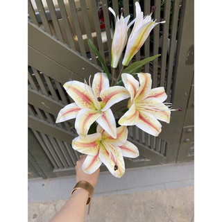 hoa giả,hoa ly to 3b 2 nụ