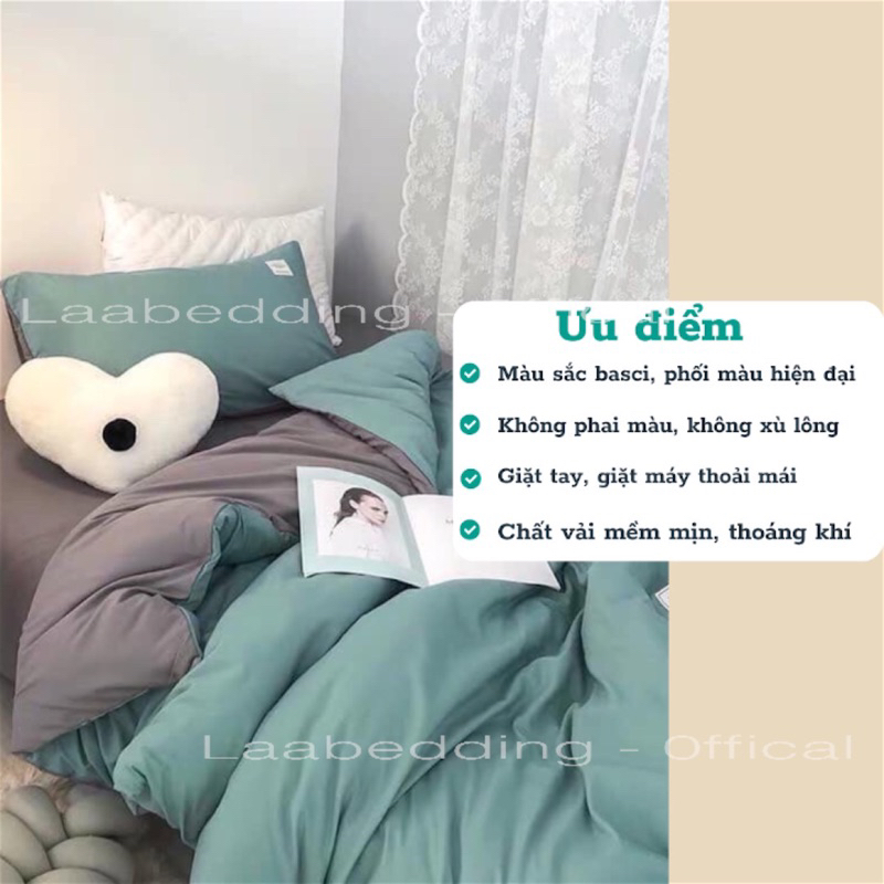 Bộ Chăn Ga Gối Cotton Tici Cao Cấp, Ga Giường Bo Chun Đủ Kích Thước Theo Yêu Cầu (KHÔNG KÈM RUỘT)