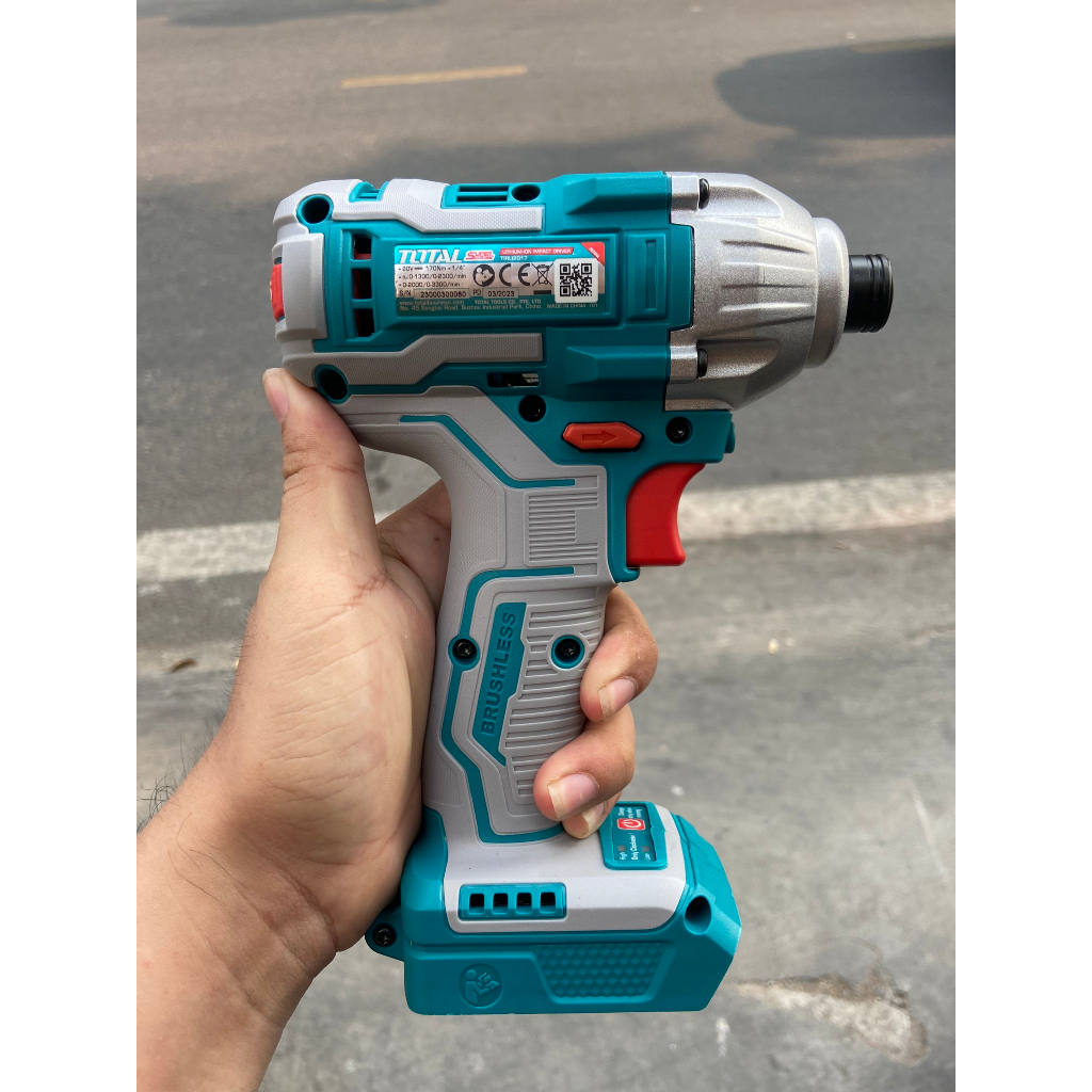 TOSLI2301510 Combo 3 máy Khoan Bê Tông - Chuyên Vít - Máy Mài Kèm 2 Pin 4Ah 1 Sạc Và Phụ Kiện TOTAL