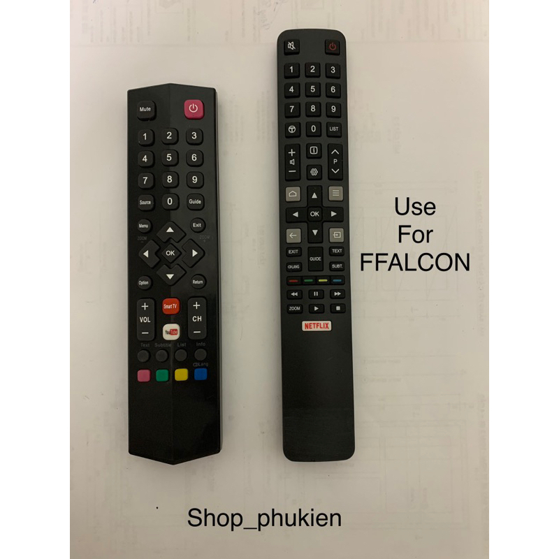 Remote điều khiển tivi led Ffalcon Smart