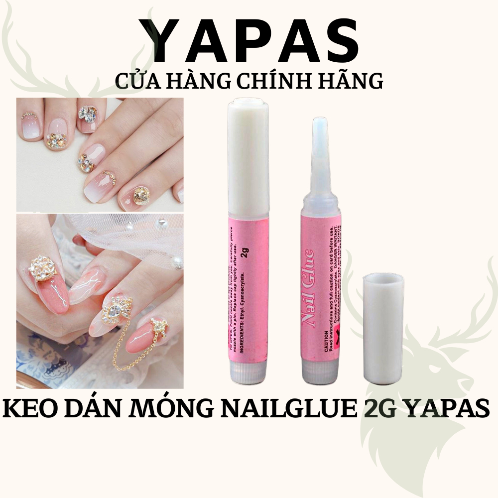 Keo dán móng giả nail glue 2g, keo gắn móng úp mini siêu chắc