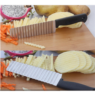 Dao cắt lát sóng củ quả / thạch... cắt sóng