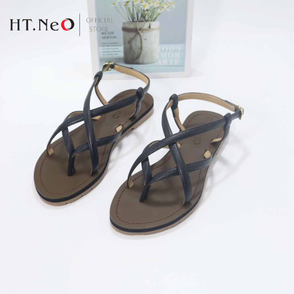 Sandal Nữ Bế Bệt HT.NEO ,Thiết Kế Quai Mảnh ,Thích Hợp Đi Học ,Đi Chơi ,Đi Biển SD07