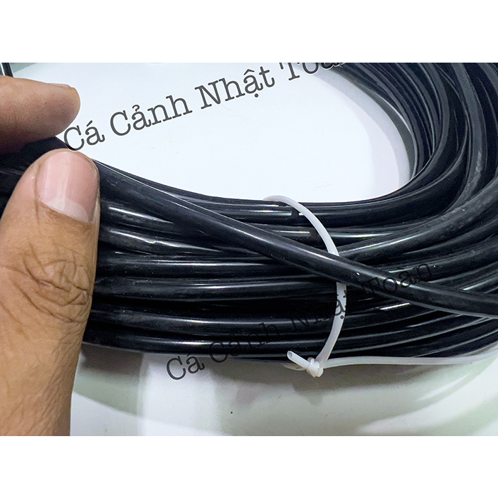 1 MÉT DÂY OXY ĐEN DẺO CHỐNG GẬP CHO MÁY SỦI OXY