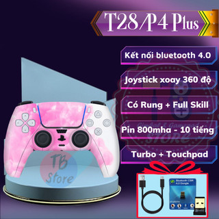 🔥Tặng Bọc Joystick🔥Tay cầm chơi game PS5 bản pinker - DualSock hỗ trợ đa dạng hệ điều hành - kết nối bluetooth