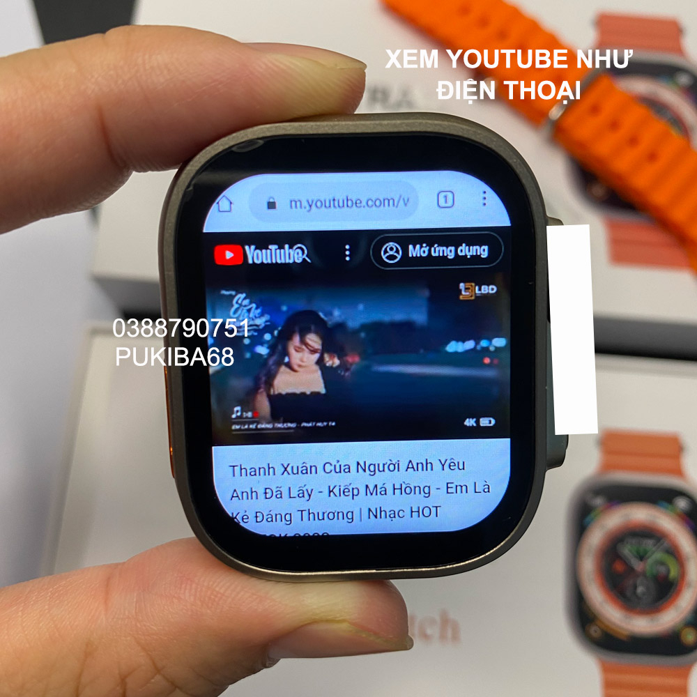 Đồng Hồ Thông Minh Pukiba S8 Ultra Vip Lắp Sim 4G, Nghe Nhạc, Chơi Game, Lướt TikTok, FB, Youtube, ... | BigBuy360 - bigbuy360.vn