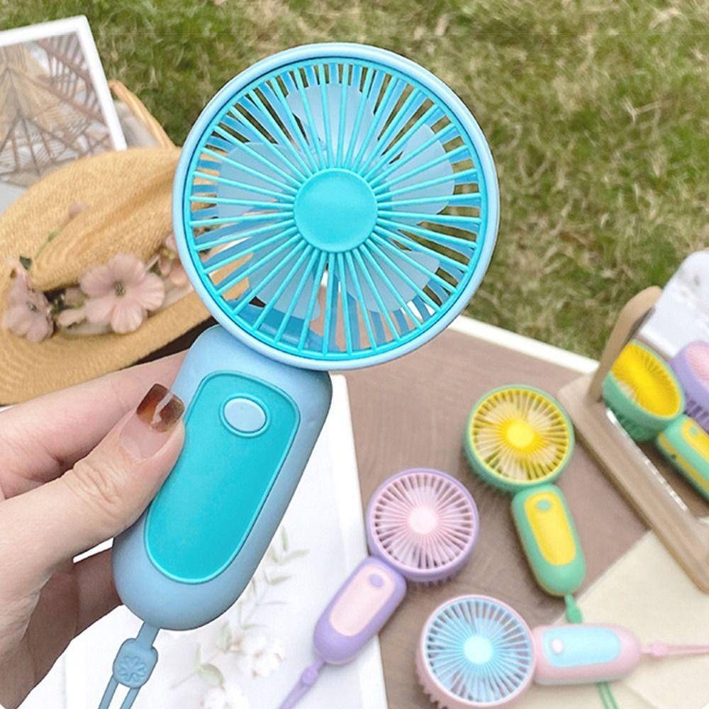 Quạt tích điện cầm tay mini không dây, sặc usb động cơ mạnh