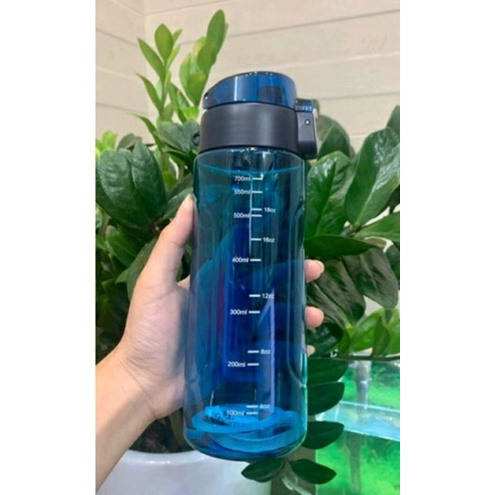 Bình nước cao cấp HOKORI 700ml chống tràn,chịu nhiệt, không mùi, kháng khuẩn, an toàn, có dây đeo tiện lợi