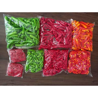 Hoa giả,ớt giả làm rồng phượng ớt xốp to gói 100 quả