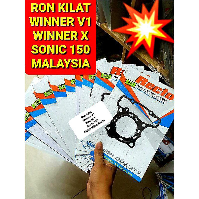 Ron Kilat /Quy Lat Winner 150/Winner X/Sonic 150 Chất Liệu Thiếc Chính Hãng Recto