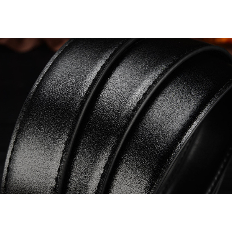 Bản 2,4cm-2,8cm KHOÁ CÀI : Thắt lưng Nam Cao Cấp- DA BÒ TRƠN 100% -CAM KẾT HÀNG TUYỆT