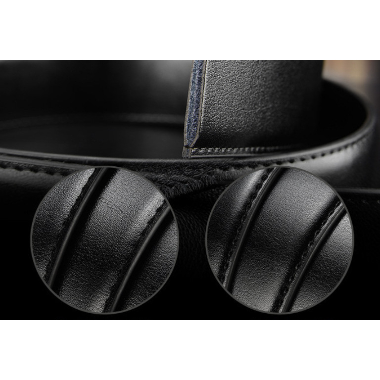 Bản 2,4cm-2,8cm KHOÁ CÀI : Thắt lưng Nam Cao Cấp- DA BÒ TRƠN 100% -CAM KẾT HÀNG TUYỆT