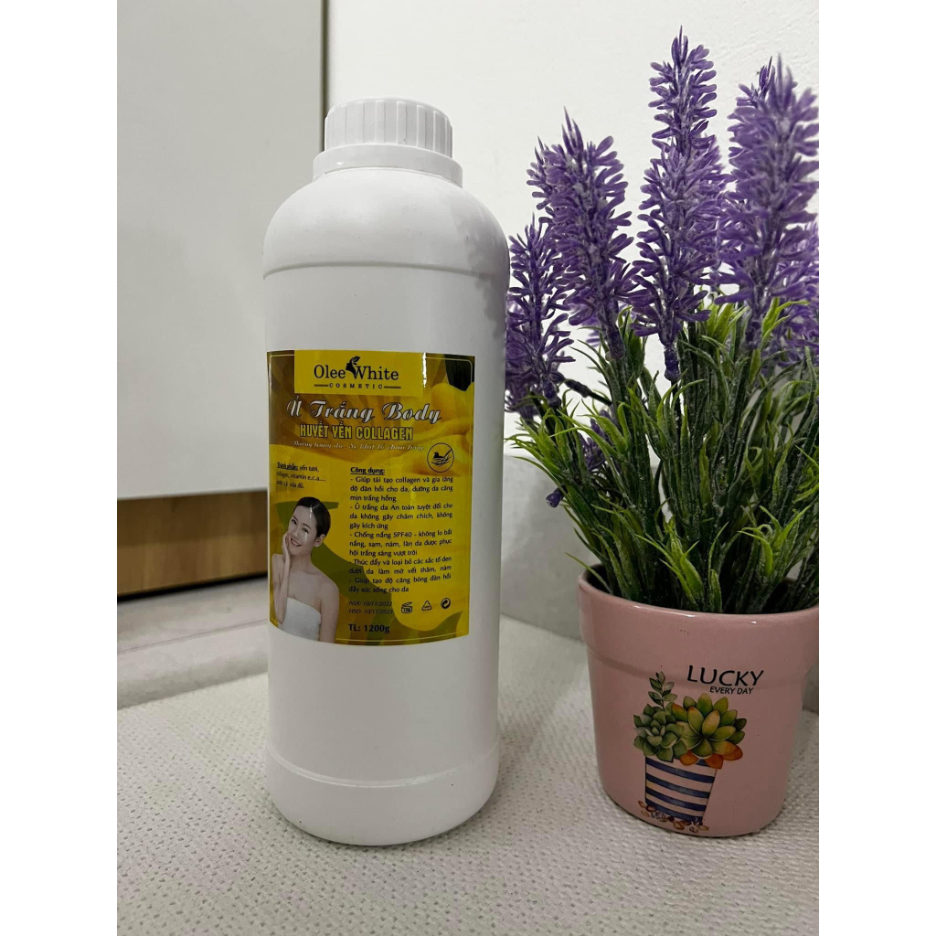 Tinh Chất Dùng Cho Phun Trắng Nano , Tinh Chất Phun Trăng Nano White ( Chai Lớn 1200ml )