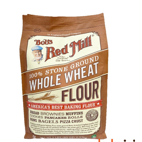 Bột làm bánh mì nguyên cám red mill gói chia  200g