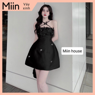 Váy tapta dây chéo x hồ điệp 5 tag nơ