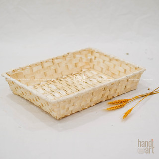 Khay tre đan đựng đồ trang trí đa năng