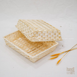 Khay tre đan đựng đồ trang trí đa năng