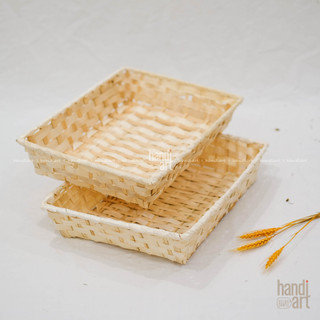 Khay tre gói quà, khay tre đan đựng đồ