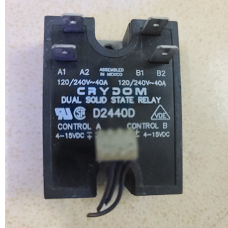 Rơle bán dẫn 2 kênh, mỗi kênh 40a, dc-ac