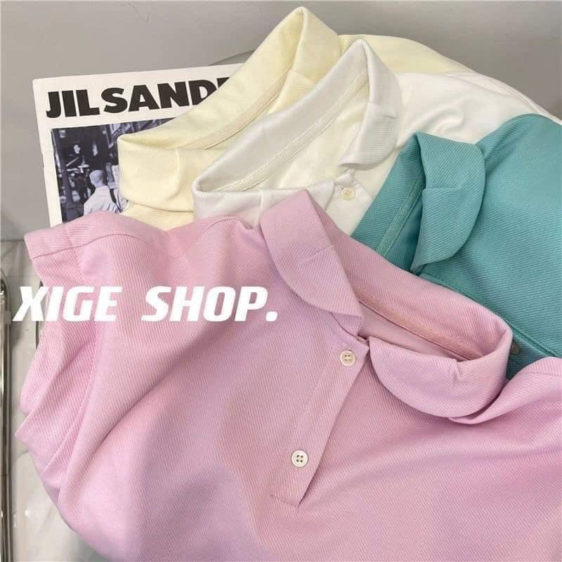 ÁO PHÔNG NỮ POLO CỔ SEN