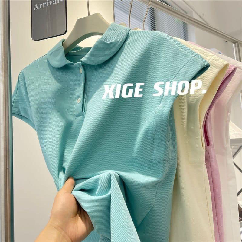 ÁO PHÔNG NỮ POLO CỔ SEN