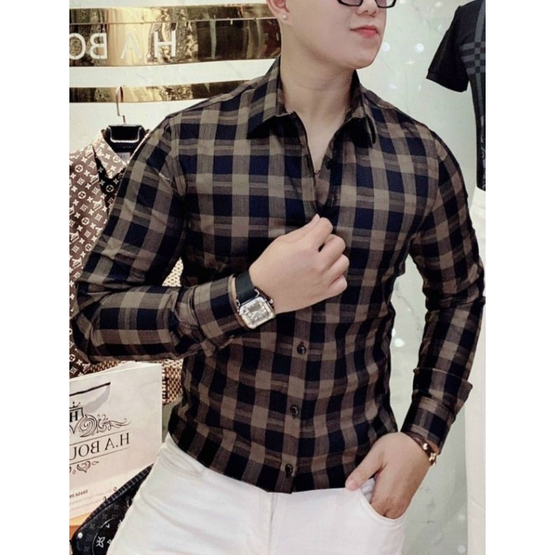 áo sơ mi vải lụa mua lựa hàng trên live