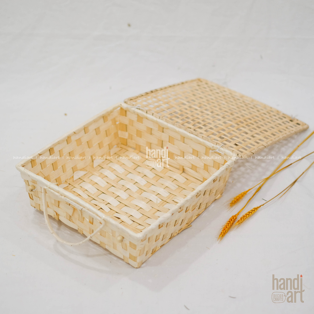 Hộp quà tre đan chữ nhật - Hộp tre đan quà tặng- Gifts bamboo box