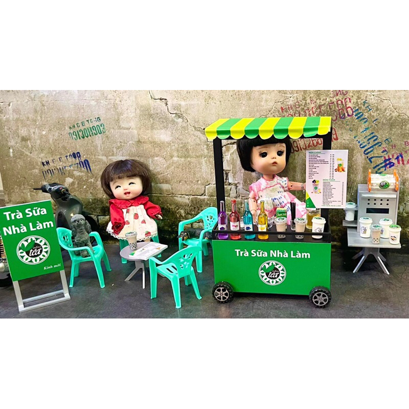 Mô hình bàn ghế 1/12