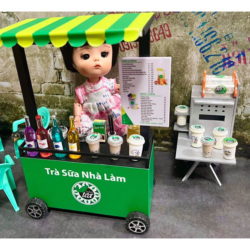 Mô hình bàn ghế 1/12