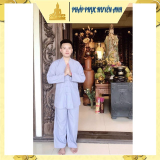 Đồ lam đi chùa la hán nam nữ