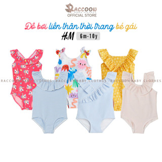 Đồ bơi bé gái liền thân thời trang họa tiết dễ thương xuất dư