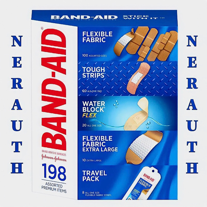 Băng cá nhân BAND-AID hộp 198 miếng air Mỹ🇺🇸