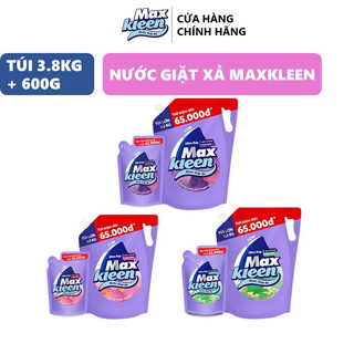 Nước giặt xả Maxkleen 3,8kg tặng 600g nước giặt