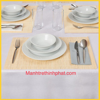 Mành tre lót chén, đĩa. Mành tre lót ly trà. Thàm tre trải bàn. Tổng kho cung cấp mành tre.