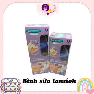 Bình sữa Lansinoh Momma cho bé 160ml và 240ml