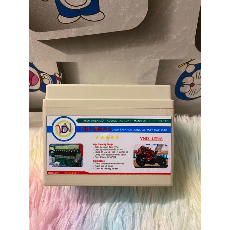 Acquy lithium xe máy VS6AT