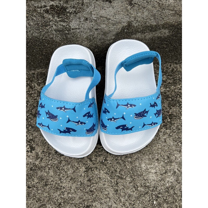 Dép lê quai ngang siêu nhẹ chống thấm nước có quai sau chắc chắn cho bé trai bé gái từ 1-5 tuổi