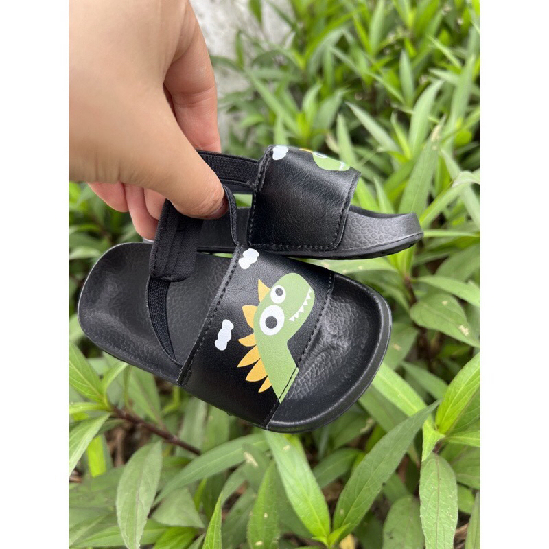 Dép lê quai ngang siêu nhẹ chống thấm nước có quai sau chắc chắn cho bé trai bé gái từ 1-5 tuổi