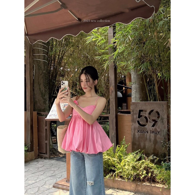 Áo 2 Dây Dáng Babydoll