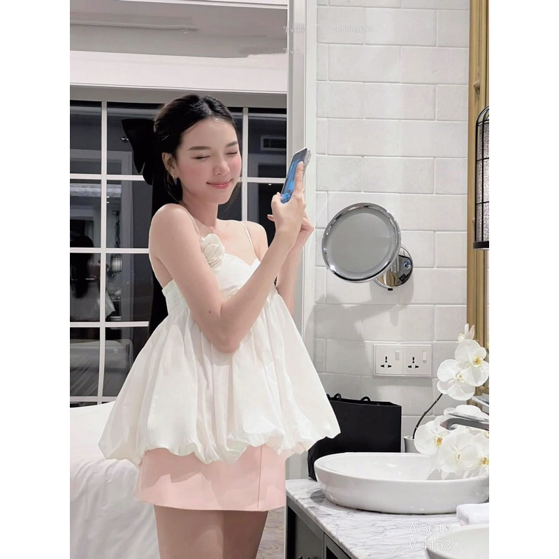 Áo 2 Dây Dáng Babydoll