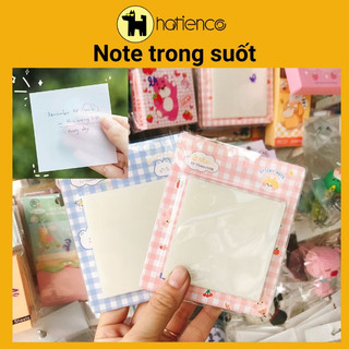 Giấy note, giấy ghi chú trong suốt